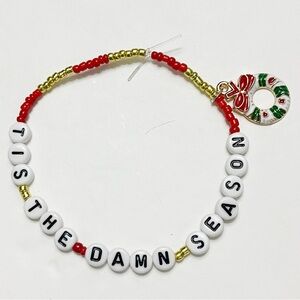 Taylor Swift Eras Tour Friendship Bracelet ‘Tis The Damn Season Evermore